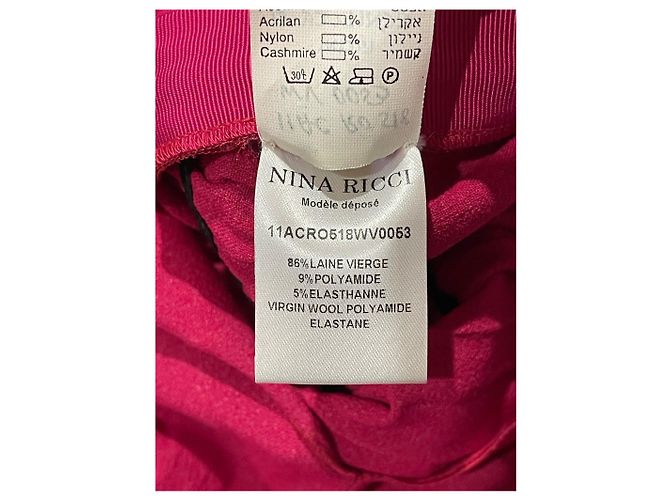 Vestido Nina Ricci rosa T.36 - vista 6