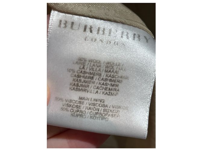 Abrigo Burberry beige T.36 - vista 6