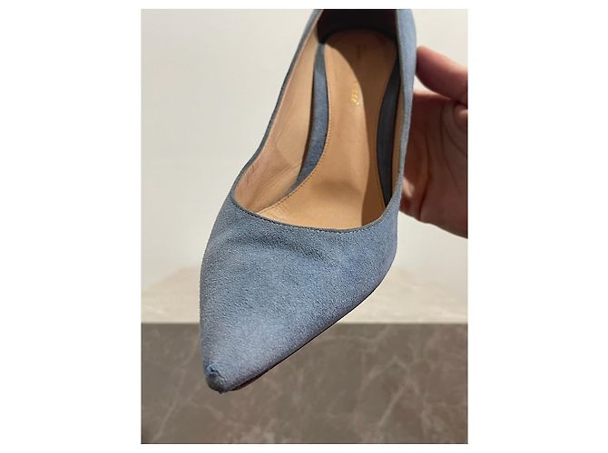 Décolleté Gianvito Rossi blu T.39 - vista 3