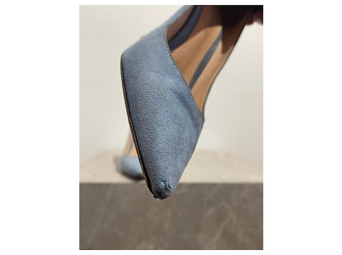 Décolleté Gianvito Rossi blu T.39 - vista 4