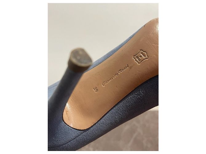 Décolleté Gianvito Rossi blu T.39 - vista 8