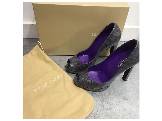 Sergio Rossi Pumps T.37 Grau - Ansicht 7