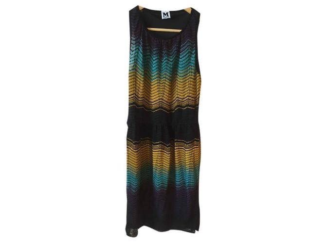 Missoni Kurzes Kleid Multicolour Gr. M Mehrfarben - Ansicht 4