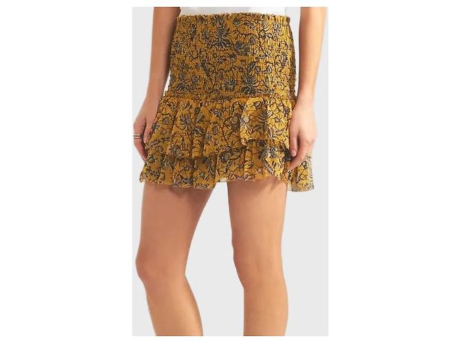 Isabel Marant Etoile Falda Isabel Marant amarilla T.38 Amarillo - vista 2