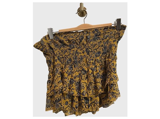 Isabel Marant Etoile Falda Isabel Marant amarilla T.38 Amarillo - vista 3