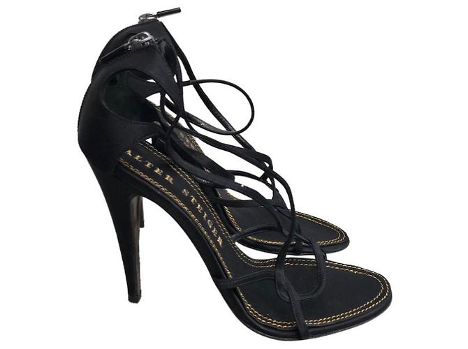 Sandali Walter Steiger T.38,5 Nero - vista 6