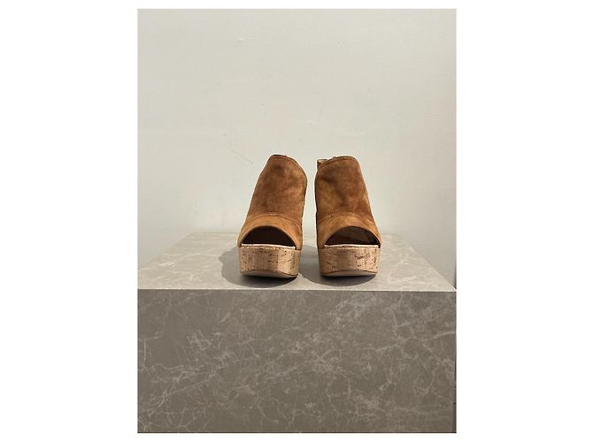 Sandali Gianvito Rossi camel T.37,5 Cammello - vista 3