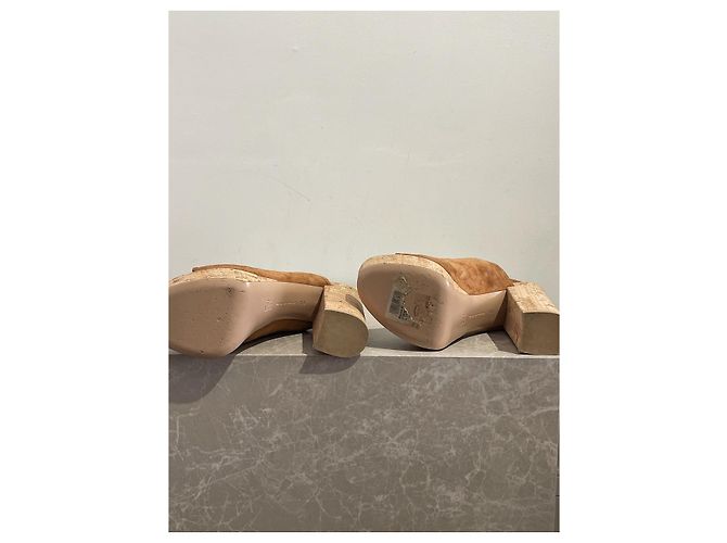 Sandali Gianvito Rossi camel T.37,5 Cammello - vista 5
