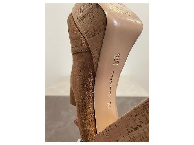Sandali Gianvito Rossi camel T.37,5 Cammello - vista 6