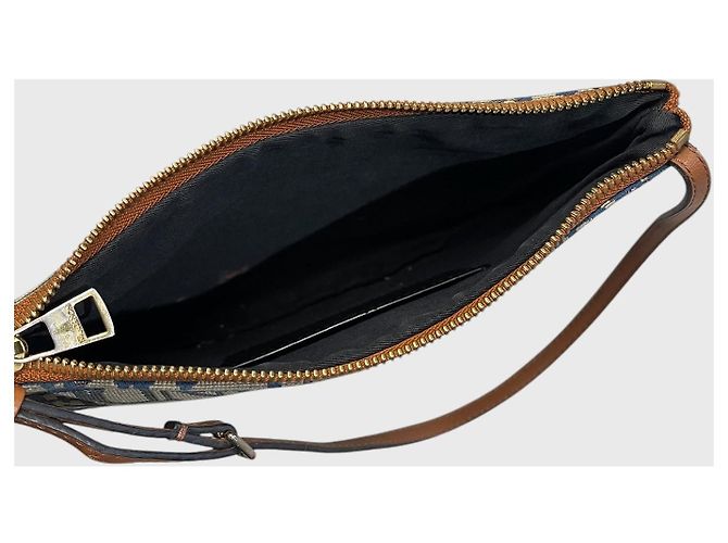 Borsa a mano JW Anderson in tela grigia e pelle Grigio - vista 6