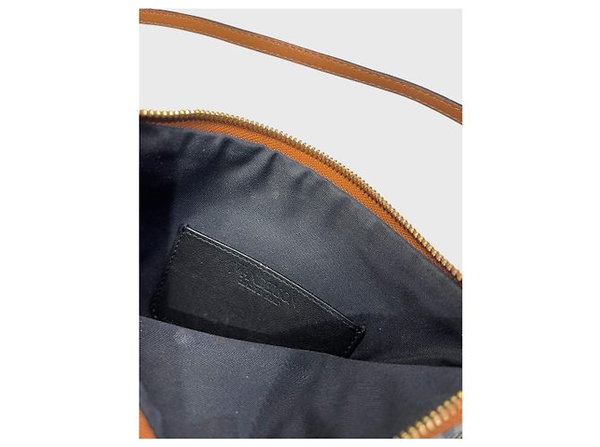 Borsa a mano JW Anderson in tela grigia e pelle Grigio - vista 7