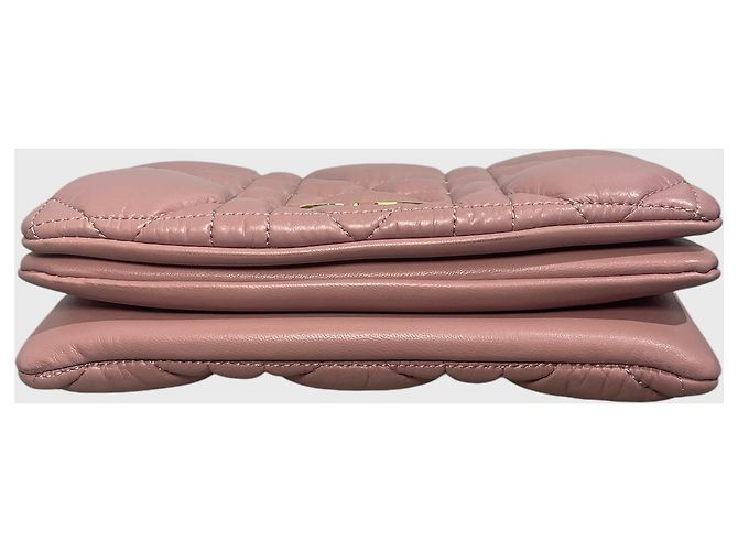 Autre Marque Borsa Dior Caro mini in pelle rosa - vista 5