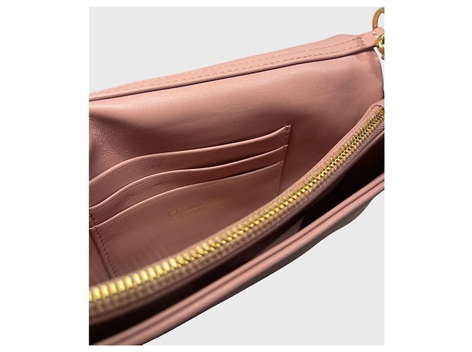 Autre Marque Borsa Dior Caro mini in pelle rosa - vista 8