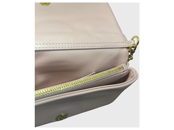 Autre Marque Borsa Dior Caro mini in pelle rosa - vista 9