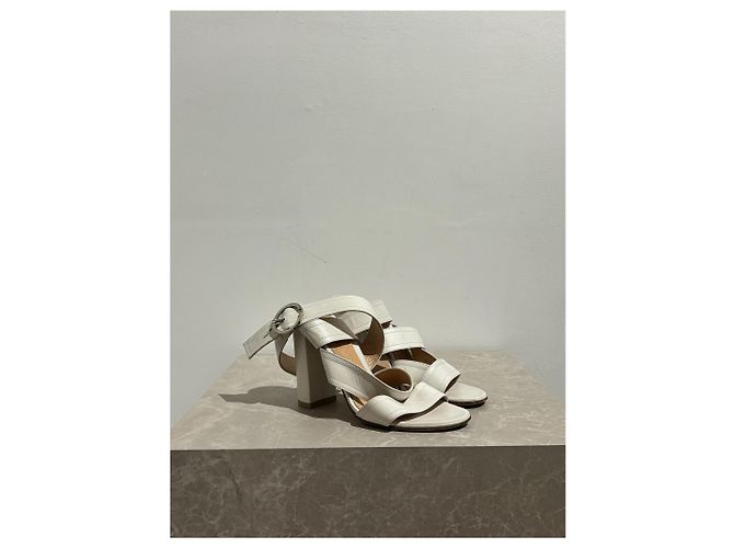 Sandali Gianvito Rossi T.37 Bianco - vista 2