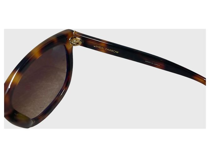 Gafas de sol Linda Farrow Castaño - vista 4