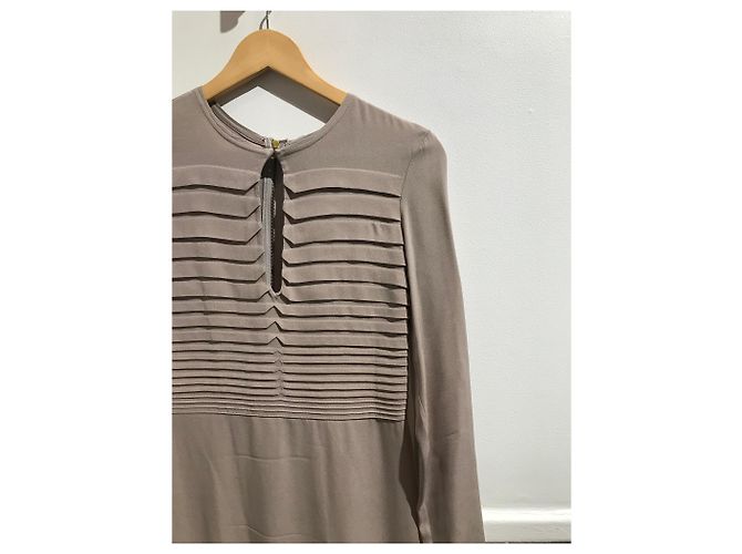 Diane Von Furstenberg Kleid beige T.M - Ansicht 2