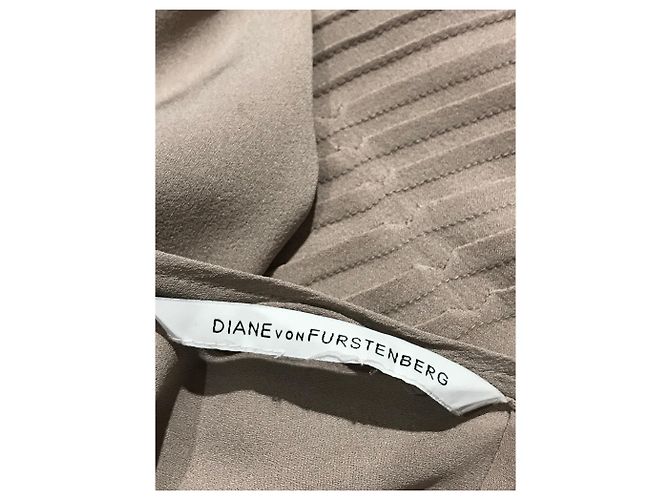 Diane Von Furstenberg Kleid beige T.M - Ansicht 4