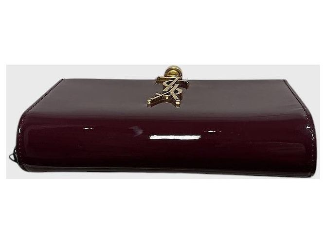 Autre Marque Borsa Saint Laurent Kate Tassel bordeaux Bordò - vista 7
