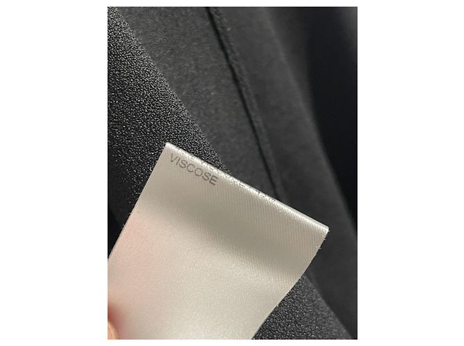 Top Chloé negro de viscosa estilo abrigo Talla 36 - vista 11