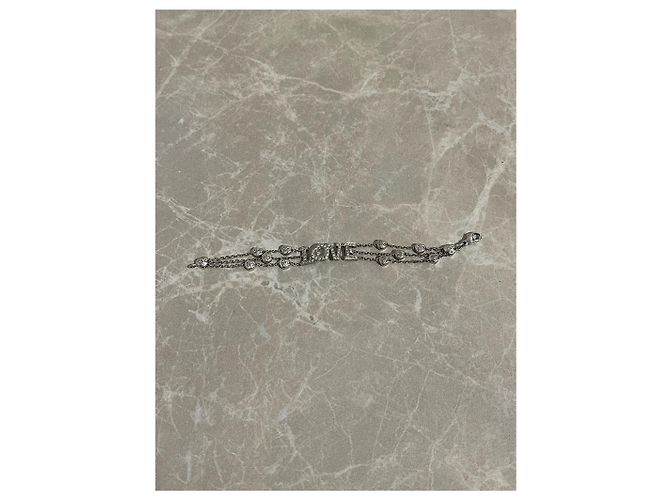 Bracciale Chopard Love Happy Diamonds in oro bianco e diamanti Argento - vista 3