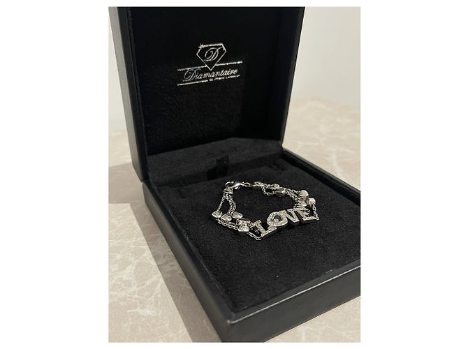 Bracciale Chopard Love Happy Diamonds in oro bianco e diamanti Argento - vista 4