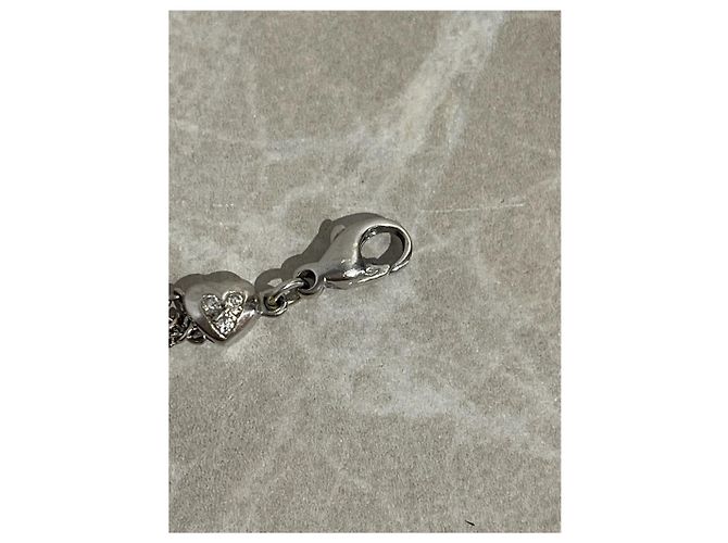 Bracciale Chopard Love Happy Diamonds in oro bianco e diamanti Argento - vista 8