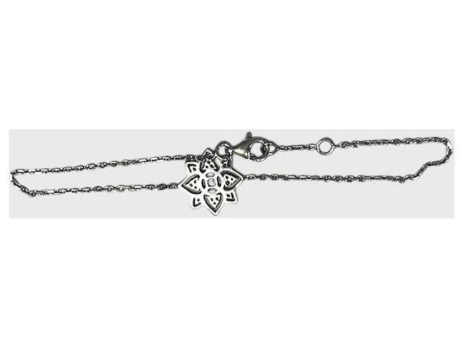 Autre Marque Bracciale Stone in oro bianco Metallico - vista 5