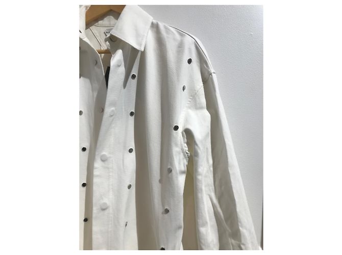 Camisa Bottega Veneta T.36 Blanco - vista 3
