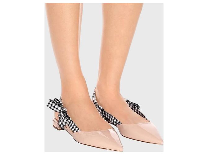 Bailarinas slingback Miu Miu T.38 Beige - vista 2
