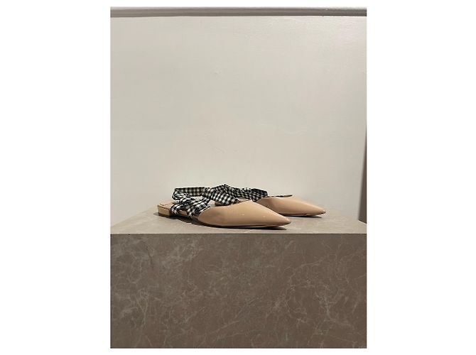 Bailarinas slingback Miu Miu T.38 Beige - vista 3
