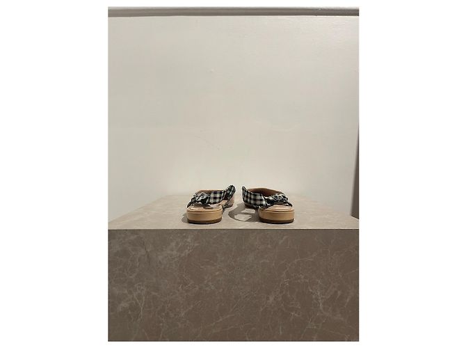 Bailarinas slingback Miu Miu T.38 Beige - vista 5