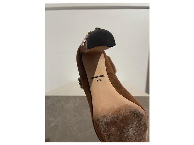 Décolleté Dolce & Gabbana marroni T.37,5 Marrone - vista 6
