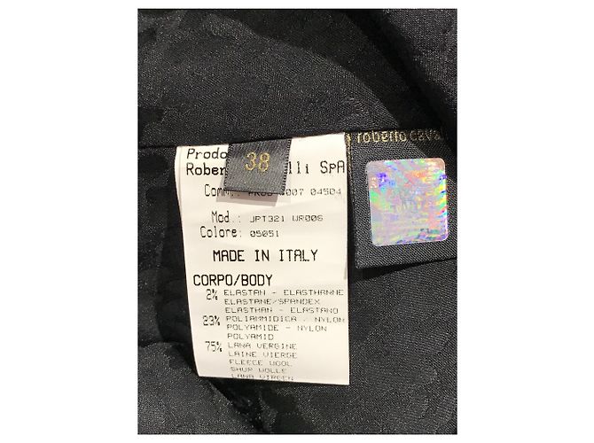 Falda Roberto Cavalli negra T.34 Negro - vista 5