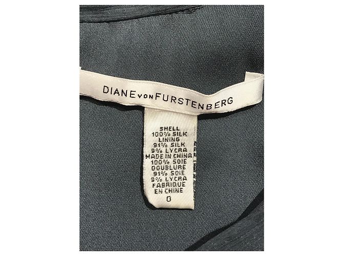 Diane Von Furstenberg Kleid grau T.0 - Ansicht 4