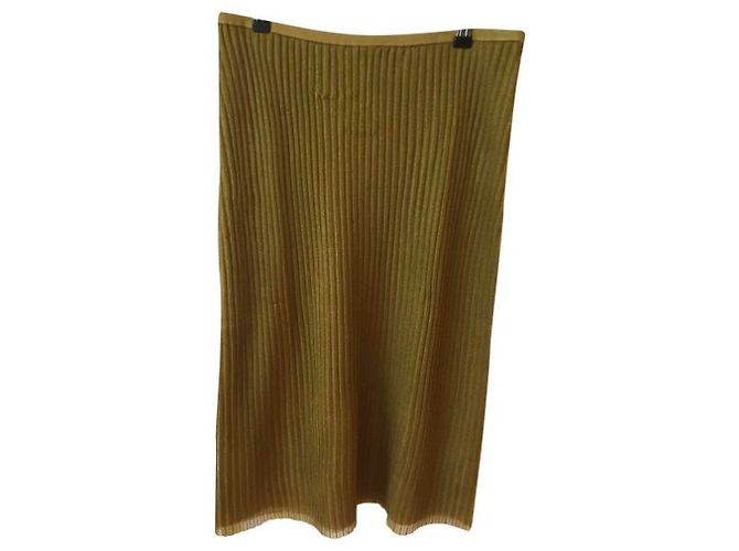 Falda plisada J.Crew lurex dorada Talla M Dorado - vista 6