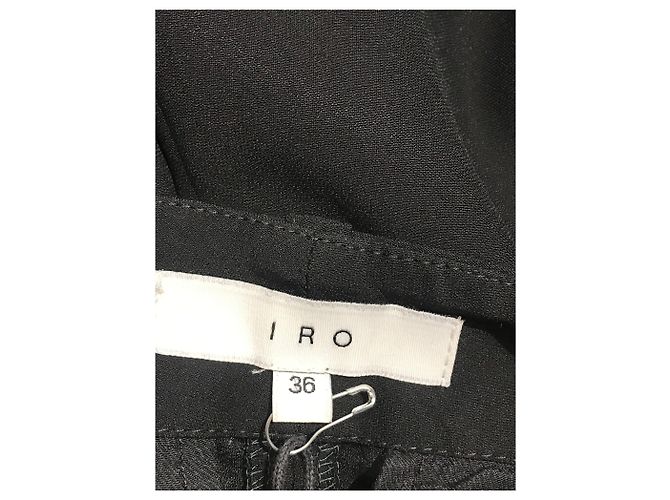Pantaloni Iro neri T.36 Nero - vista 3