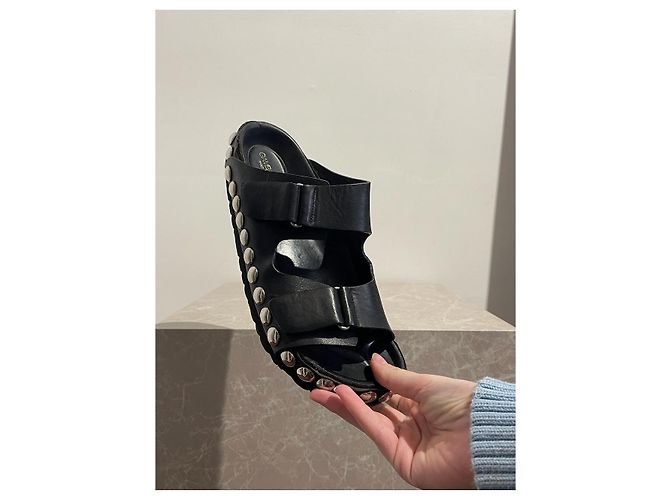 Sandali Giambattista Valli neri T.38,5 - vista 6