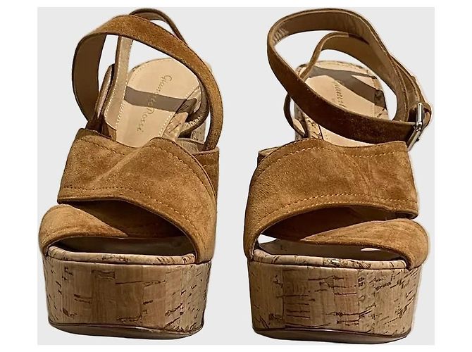 Sandali Gianvito Rossi beige T.37,5 Cammello - vista 2