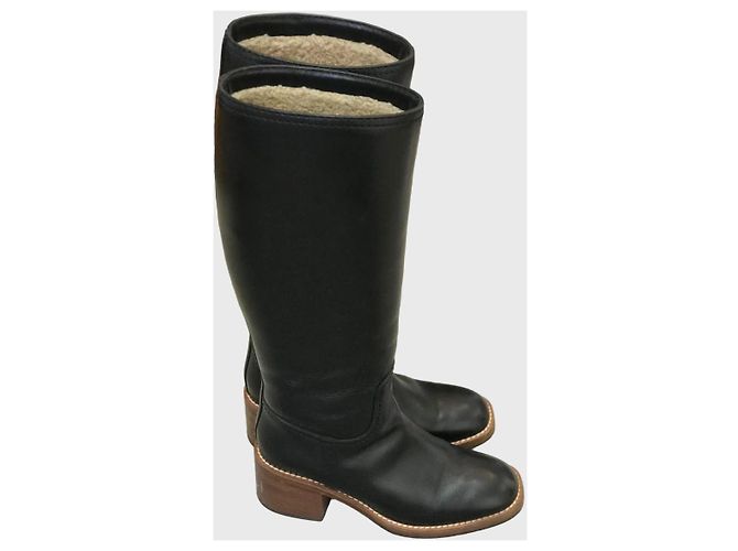Gucci Stiefel schwarz T.38,5 - Ansicht 2