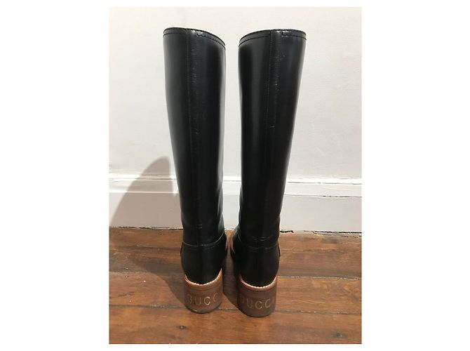 Gucci Stiefel schwarz T.38,5 - Ansicht 5