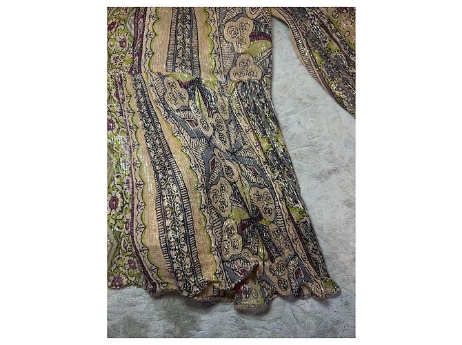 Autre Marque Blusa Mes demoiselles estampada T.38 Beige - vista 2