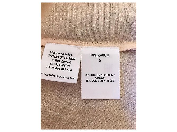 Autre Marque Jacke Mes Demoiselles T.0 Beige - Ansicht 5