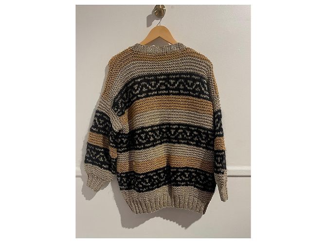 Autre Marque Weste Mes Demoiselles schwarz gold T.2 Beige - Ansicht 5