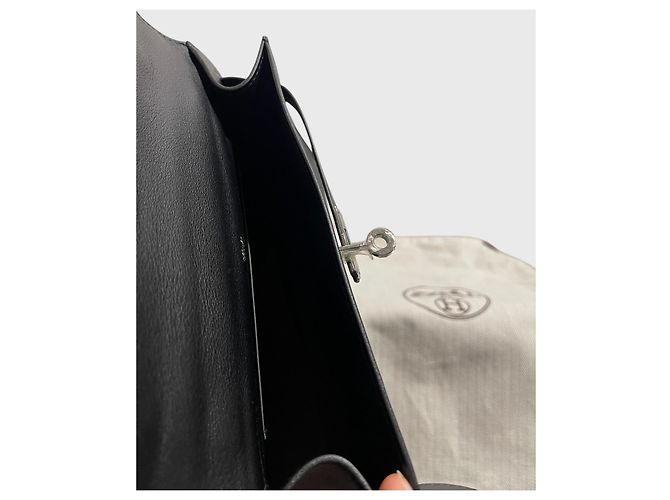 Pochette Hermès Kelly Noir Preto - vista 10