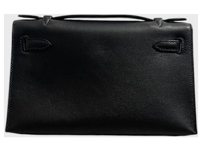 Pochette Hermès Kelly Noir Preto - vista 2