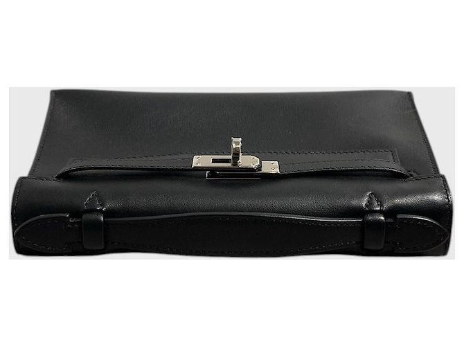 Pochette Hermès Kelly Noir Preto - vista 4