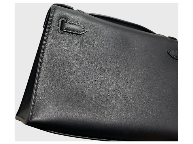 Pochette Hermès Kelly Noir Preto - vista 8