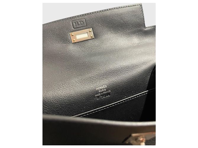 Pochette Hermès Kelly Noir Preto - vista 9