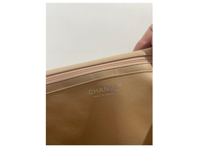 Classique Sac Chanel Timeless beige - vue 14